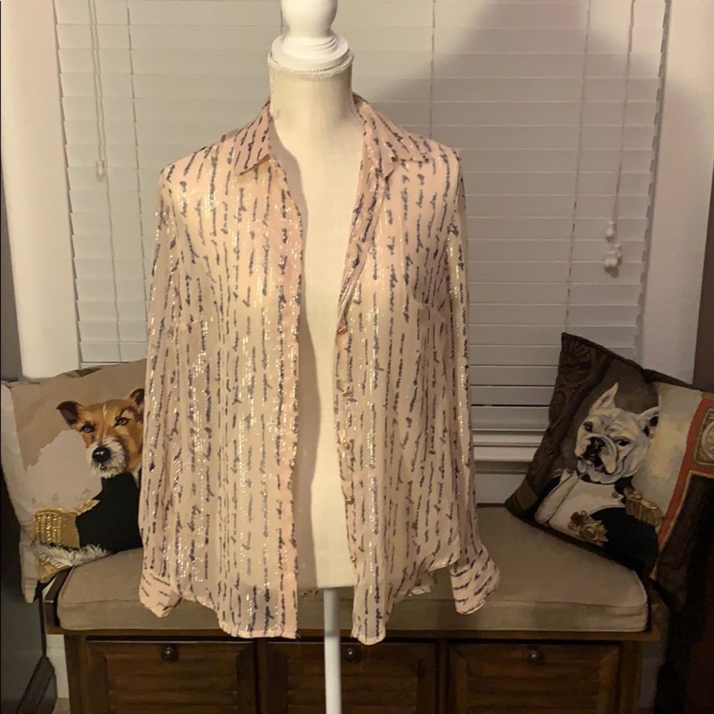 Target Up and away button up blouse